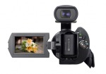 Sony NEX VG10 video camera rear